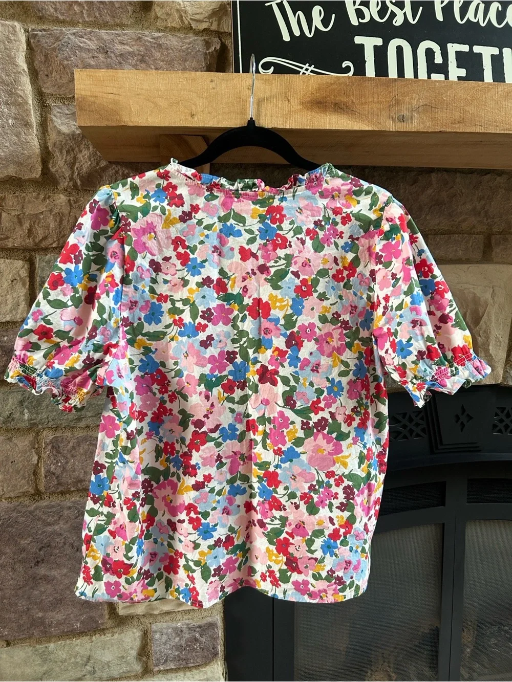 J. Crew bright floral